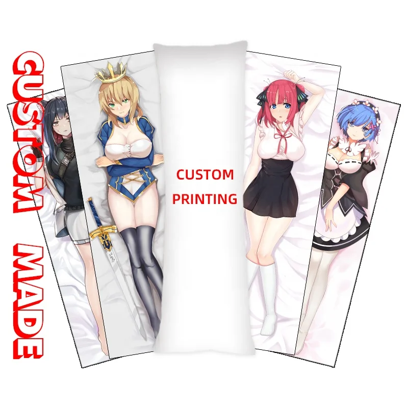 Japanese style girl body pillow case nude anime figure nude anime figure