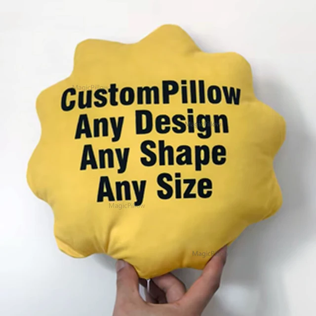 Personalized Pillow Featuring Custom Name Shape Pillow Photos Sign Letters Pillowcase Cartoon Bed Pillows