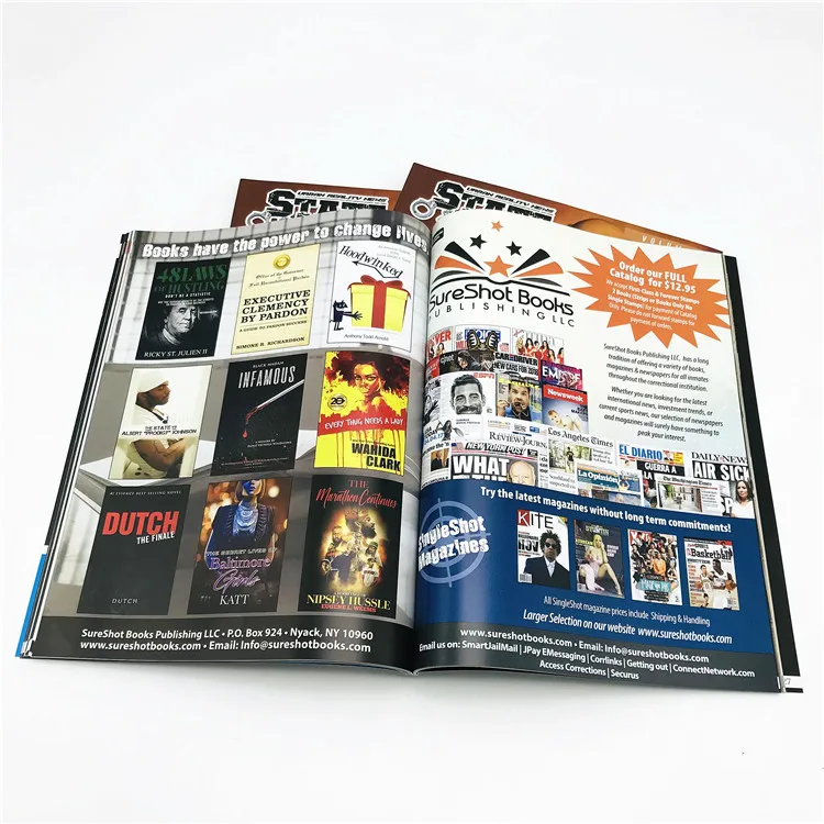 Индивидуальная Высококачественная мягкая обложка для журналов, идеальная офсетная обвязка для книг, каталог, мягкая обложка, печать книг