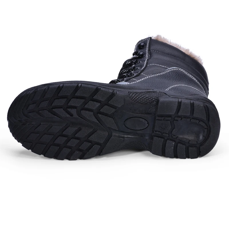 Winter nubuck leather snow boots working mens safety boots