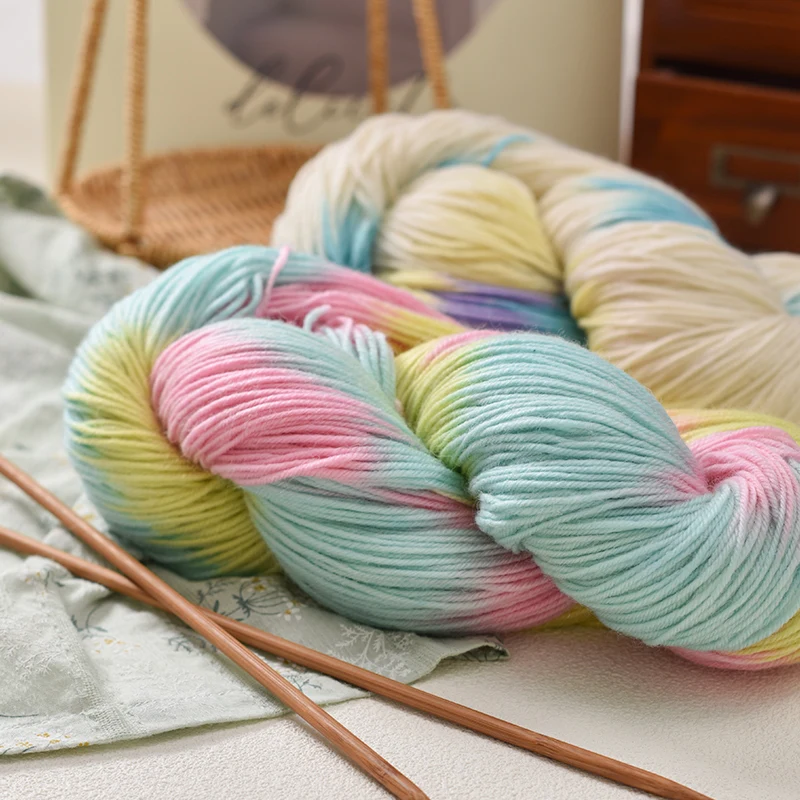 Dimuni 250g China wholesale best-selling 100% wool knitted scarf yarn handmade DIY craft materials