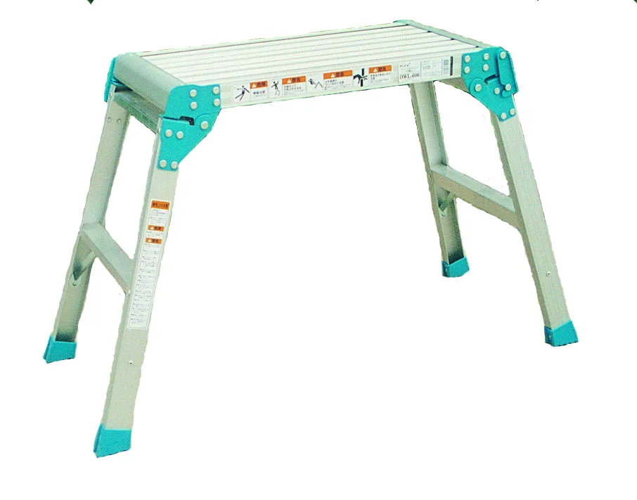 Безопасная алюминиевая регулируемая Рабочая платформа лестница