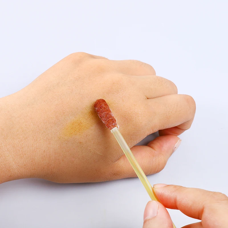 New Products Disposable Iodophor Double-headed Bamboo Sticks Sanitary Cleaning And Disinfection Cotton Swabs