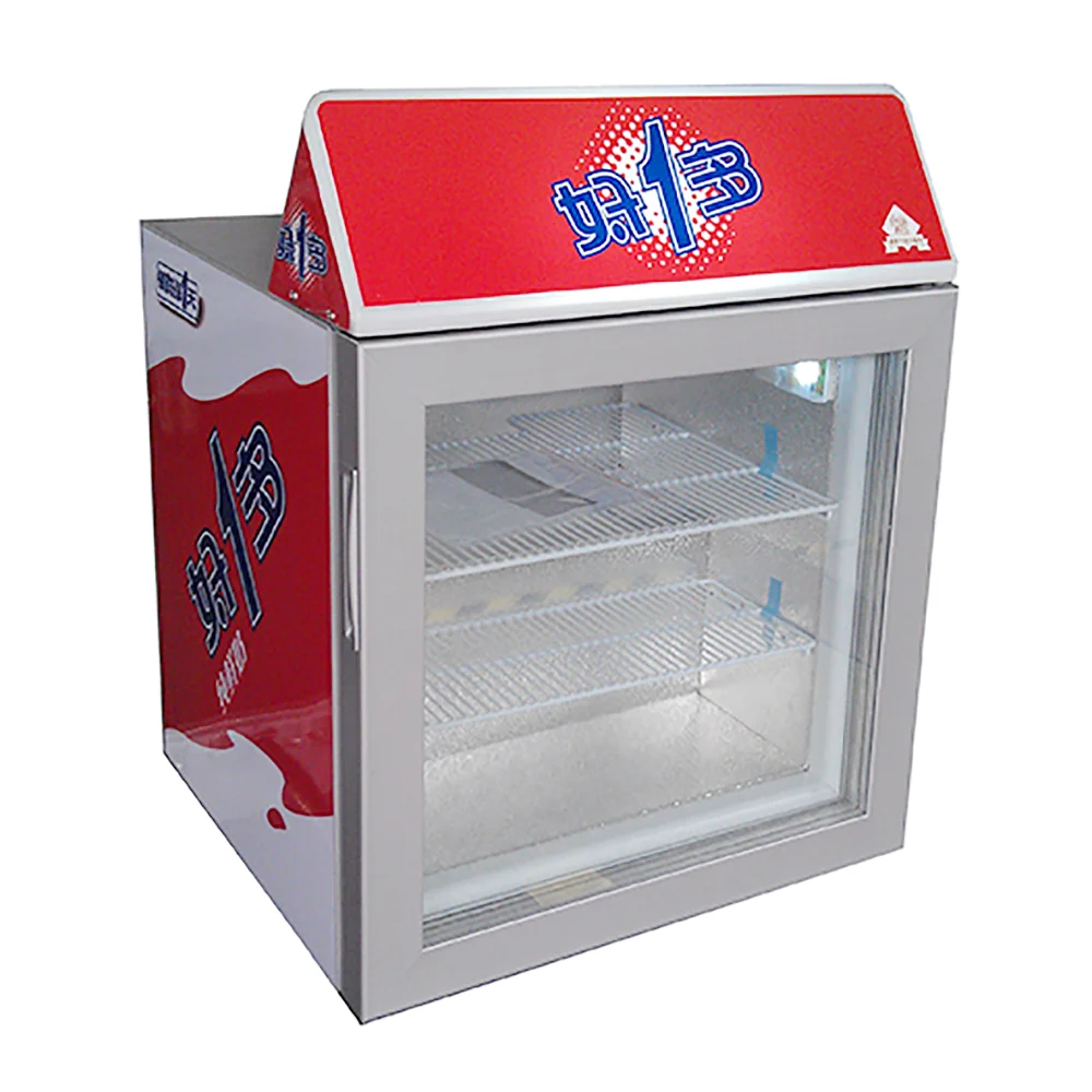 21/52/68/98/130L ABS Plastic Black White Customized Electronic Minibar Refrigerator Glass Door Hotel Mini Bar
