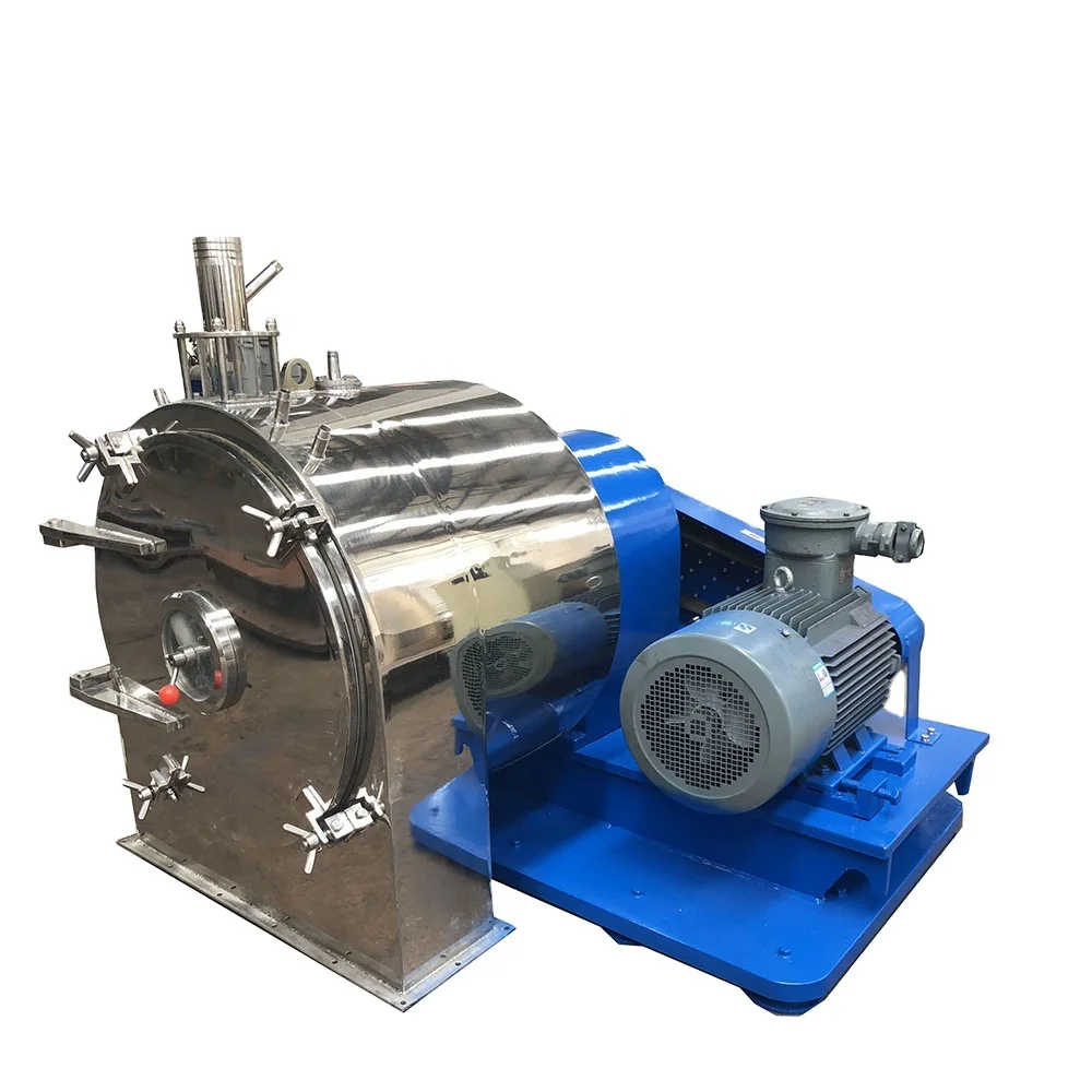 Continuous flow centrifuge for salt solid liquid decanter machine