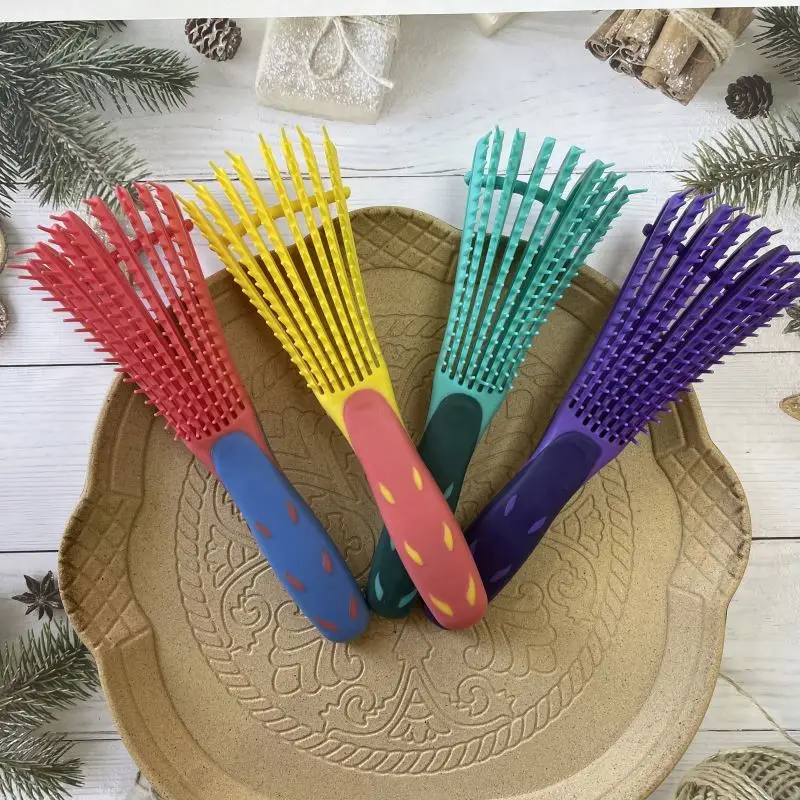 Nylon Boar Bristle Brushwith Brisltes Flexi Finger The Professional Thick Curly For Natural New Arrival Detangler Hair Brush