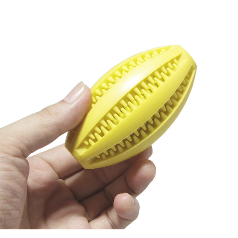 Hot Sale Rugby TPR Dog Squeak Ball Haustierspielzeug Dog Chew Toy Pet Interactive Toy Dog Teething Toys Footballs