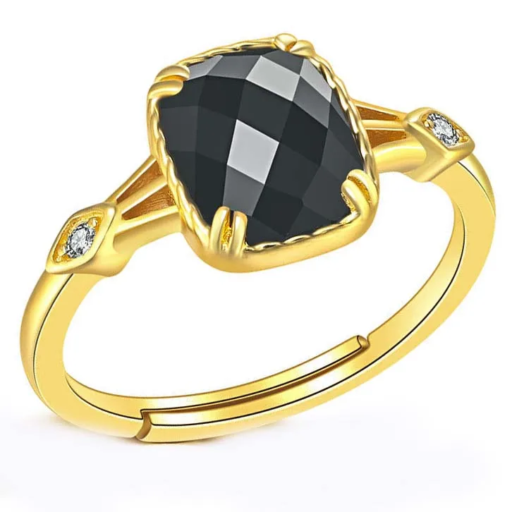 Vintage Sterling Silver Big Gems Square Stone Rings Simple Black Agate Ring Earrings Necklace Women Onyx Jewelry Set