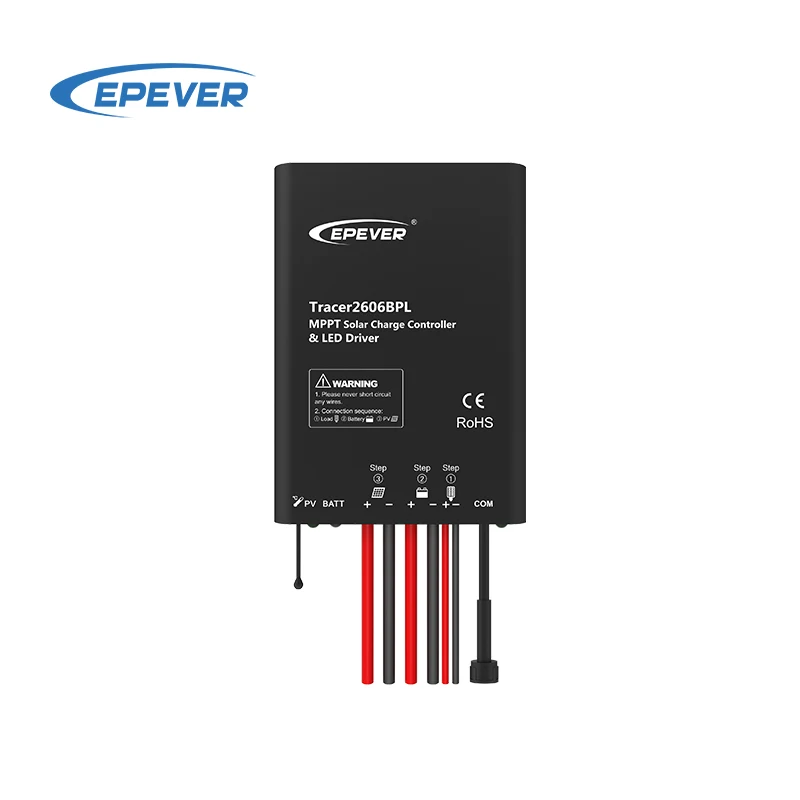Epever Tracer BPL серии Smart Mppt Солнечный контроллер IP67 светодиодное освещение солнечного заряда 10А 15А 20А
