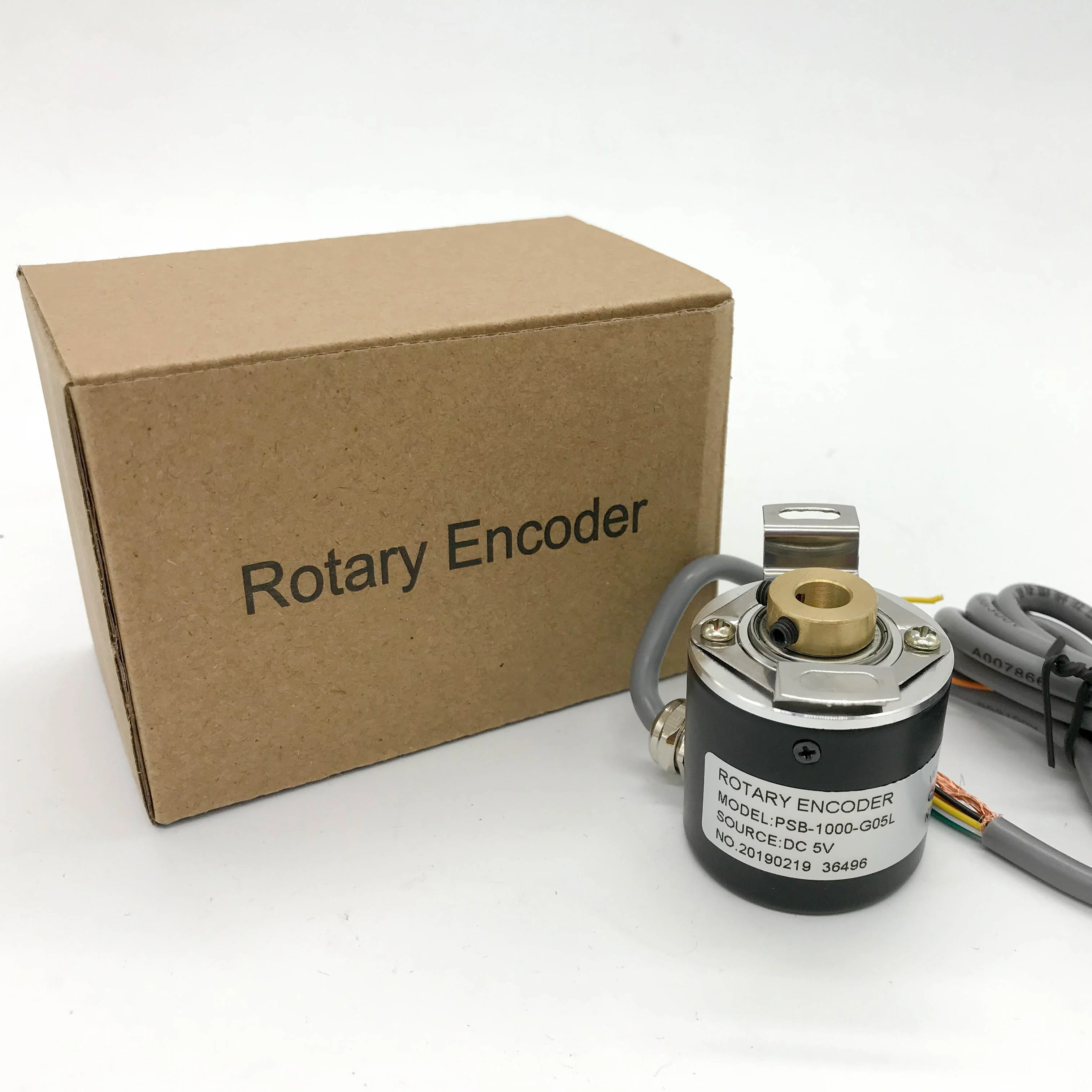 JXH-G8L1000 optical encoder sensor 1024 ppr NPN open collector 38mm hollow shaft incremental rotary encoder