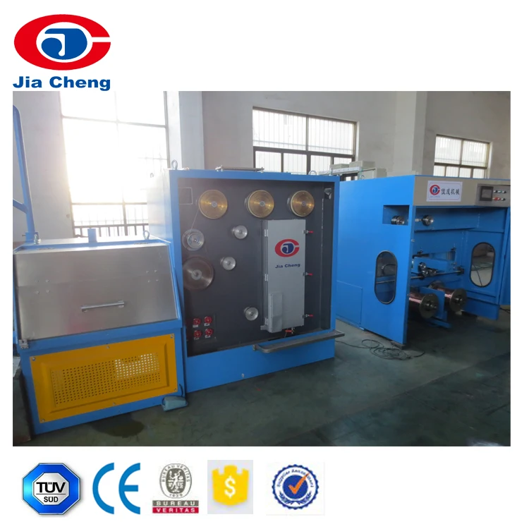 Машина для волочения проволоки средней тонкости, оборудование для производства кабеля, машина для волочения проволоки 2 головки (многопроводная машина для волочения)