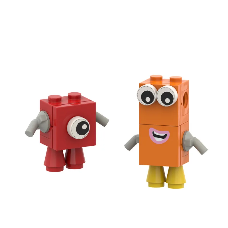 Numberblocks Transformable Card Game Action Figure Handwork Educational Toy Boys Girls Develops Imagination Hand-on Skills Model