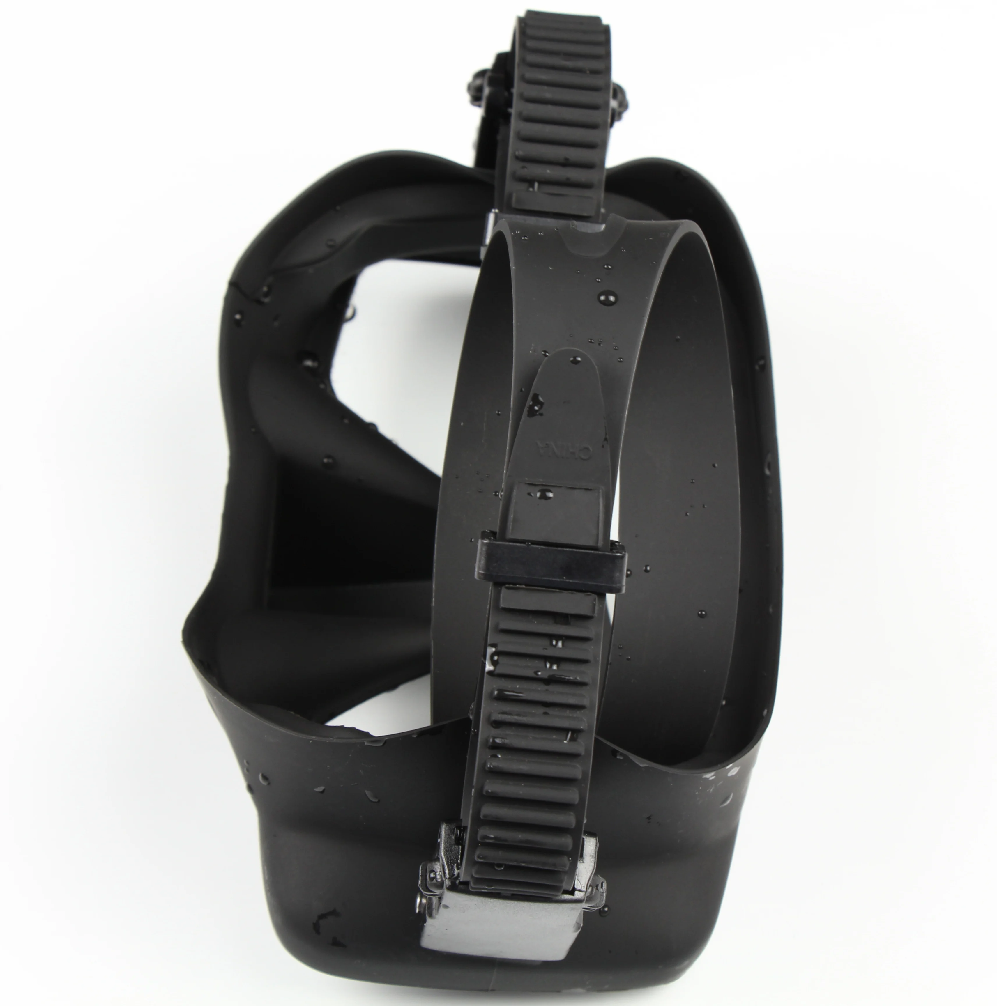 Factory Frameless Anti Fog Scuba Diving Goggles oval Snorkeling Tempered Glass Wide View single lens Dive Mask