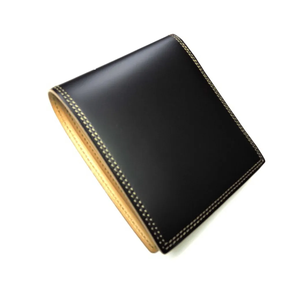 Genuine cowhide leather folio wallet coin purse  leather wallet