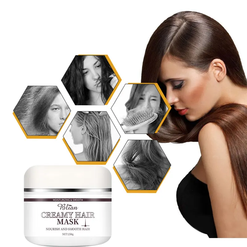 OEM уход за кожей, натуральное уменьшение выпадения волос, успокаивающий женьшень, кокосовое масло, кондиционер, маска для волос для сухих волос