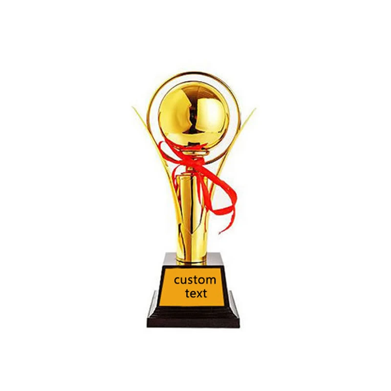 Metal Trophy Customized Logo Soccer Football And Basketball Championship Trophy Sports Award Trophy