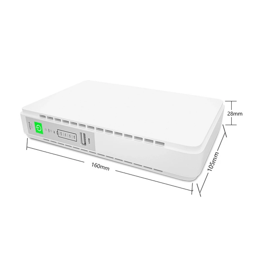 High Quality mini ups 110V/220V230V Input 9V 12V 24V 15V 24V Mini UPS for laptop router /