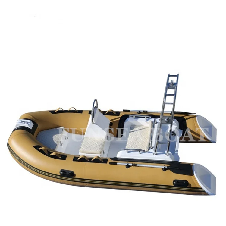 12ft 3.6m 360 made in china pvc or hypalon air tube fiberglass  aluminum bottom hull small inflatable RIB boat