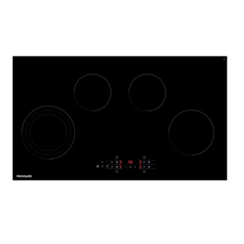Easy Installation Black Ceramic Hob 4 Burners Automatic Fast Heating Child Safety Lock Function Touch Control Electric Cooker