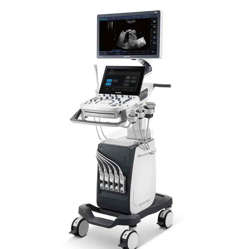 Sonoscape S22 Trolley 4d Color Doppler Ultrasound System 8inchtouch Screen 18.5inch Lcd