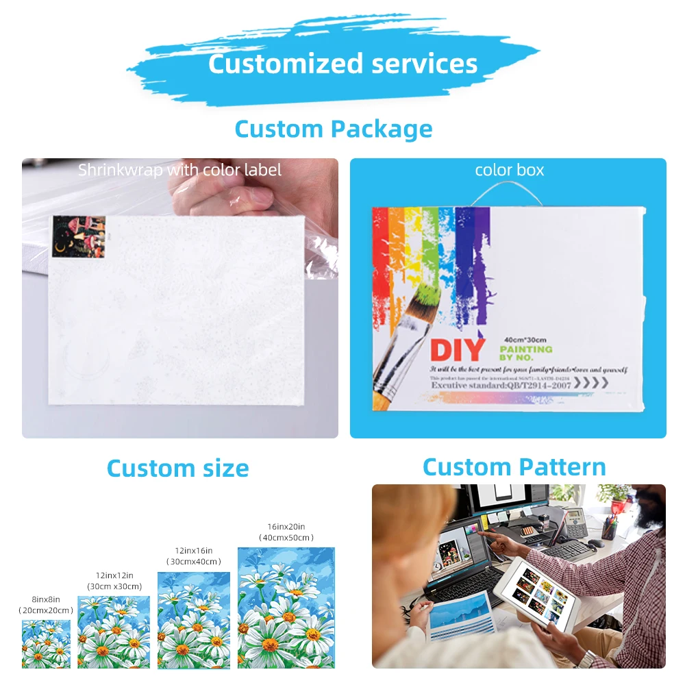 hand gift custom abstract music Picasso pictures diy digital oil painting by number kits