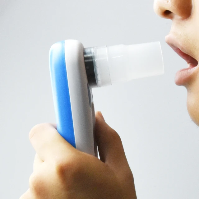 Домашний Портативный Медицинский одобренный CE пиковый расходомер спирометр MSA100