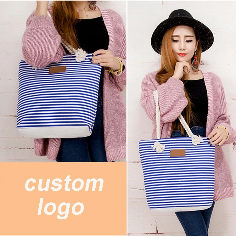 High quality wholesale custom logo printing canvas tote bag bulk fashion design cotton bag