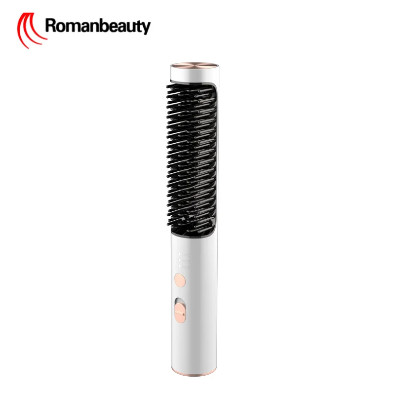 Intelligent New Arrivals Cordless Hair Straightener Brush With Precise Temp Setting Hair Straightener Comb