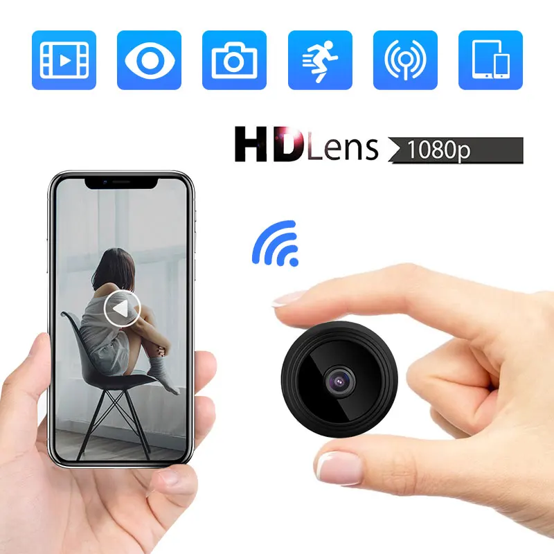  2021 New Hot Selling A9 Mini Wireless Camera 2.4ghz Wifi 1080p Home Security-camera Night Vision Remote Motion