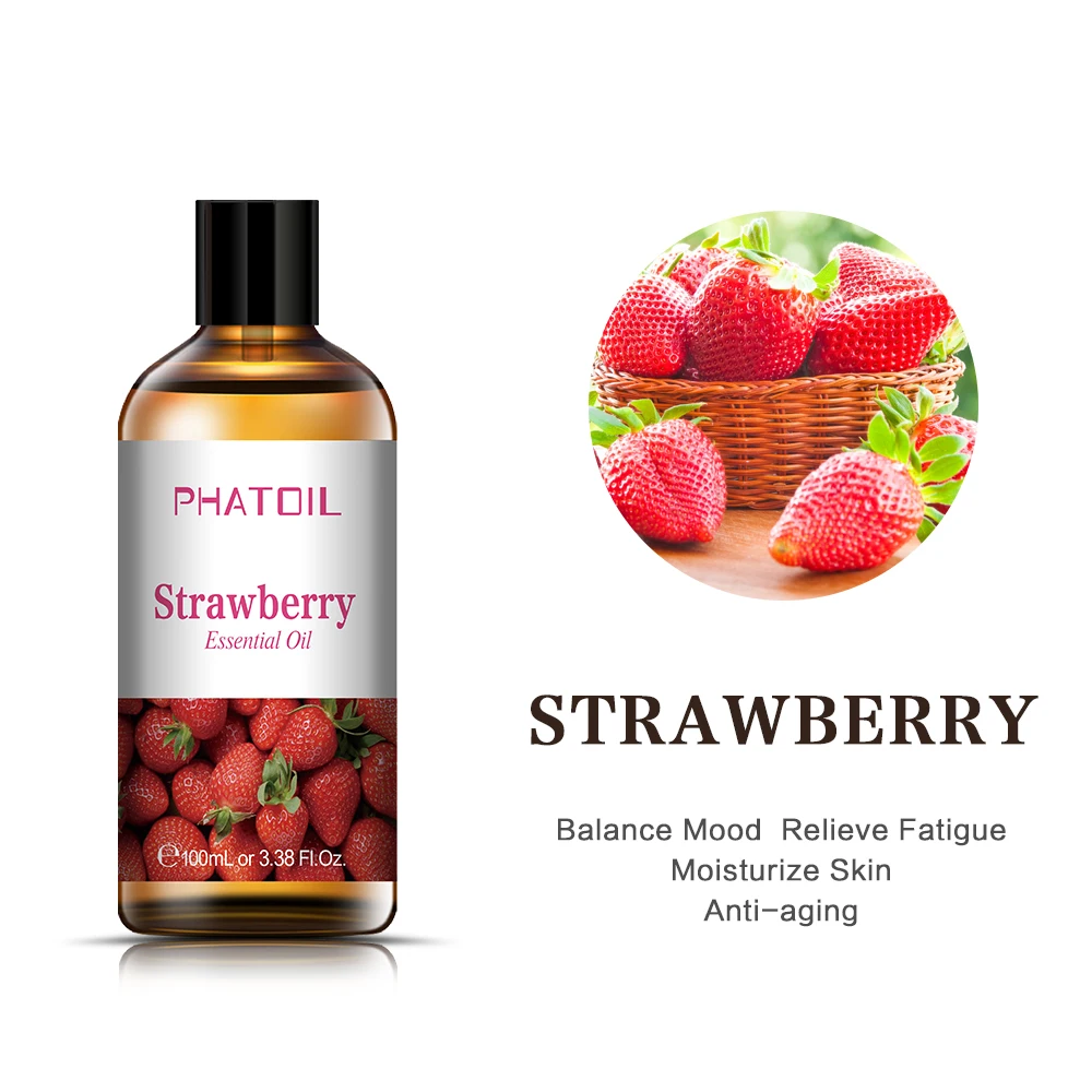 Top Sale pure natural Strawberry Fragrance Essential Oil eco-friendly Skin Care product