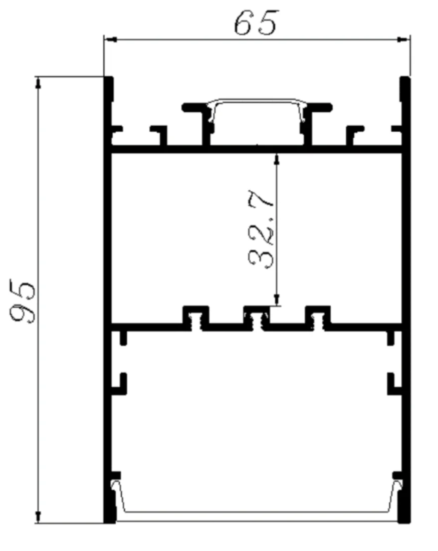 Modern Indoor Lamps LED Linear Light for Office Home Linkable Up and Down Lighting Linear LED Lights