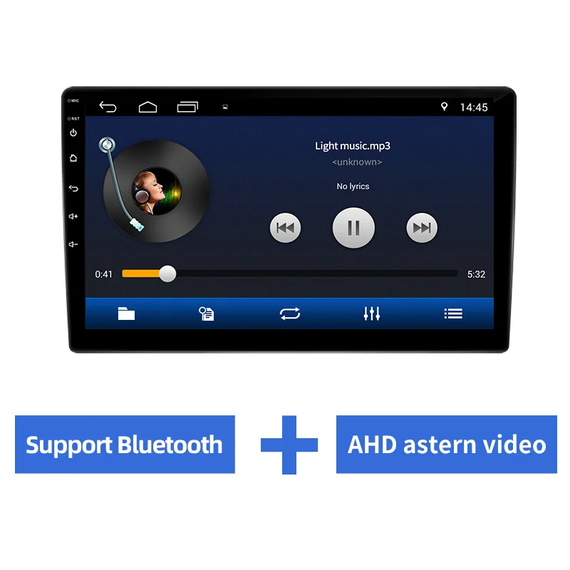 Full Touch Screen HD AI Voice Control Music System for Car Android Radio Car GPS Navigator Car Monitor 10 Inch with WIFI