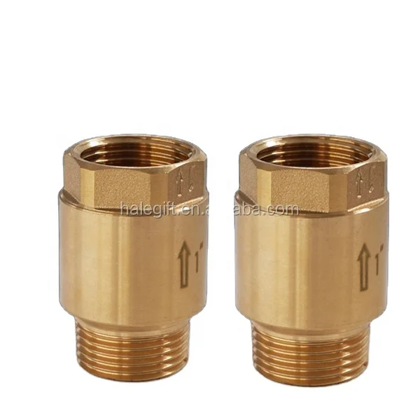China Factory Brass Spring Brass Male Female Water Check Valve