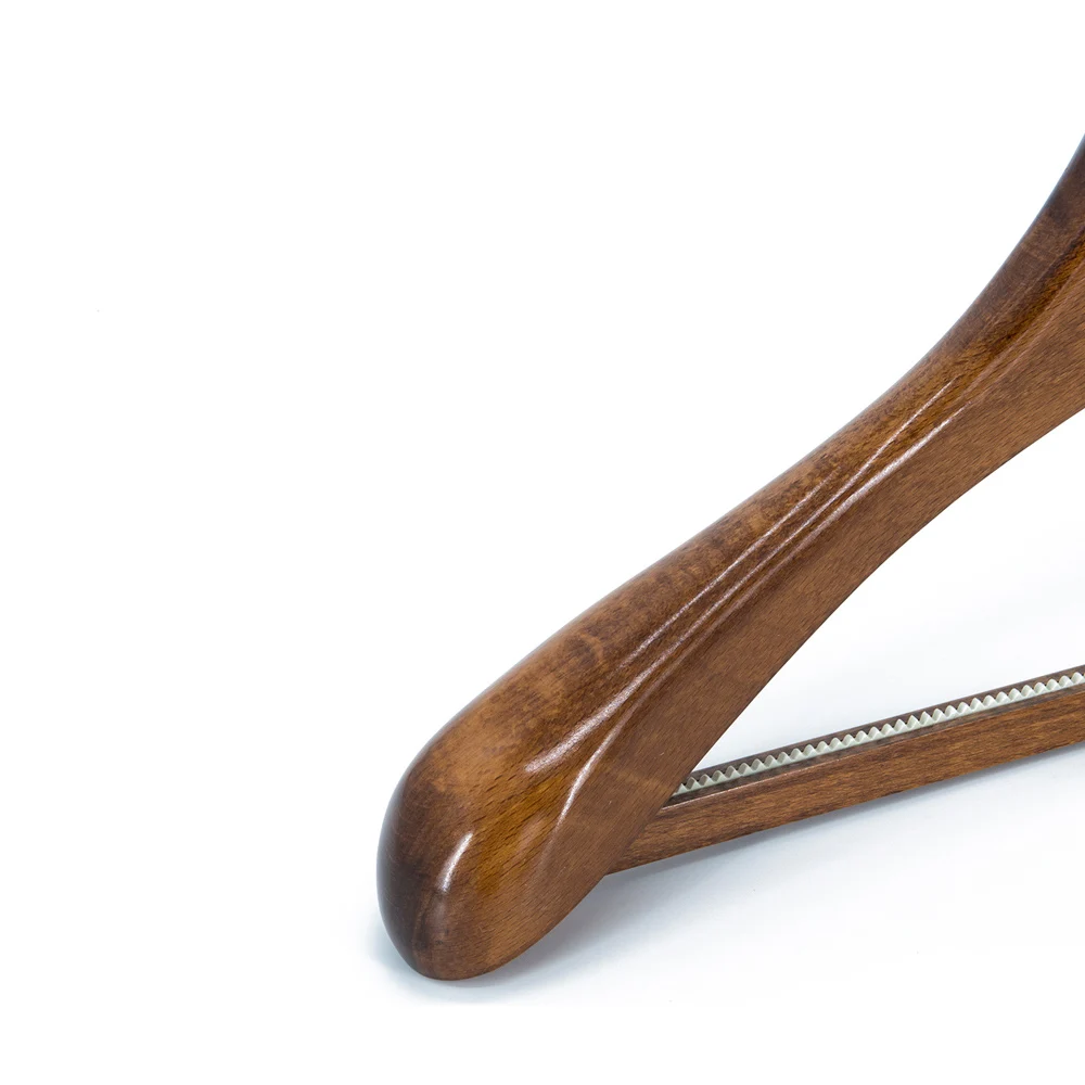 Wooden Hangers Classical Standard Adult Solid Wood Hanger Clothes Hangers with Pant Bar