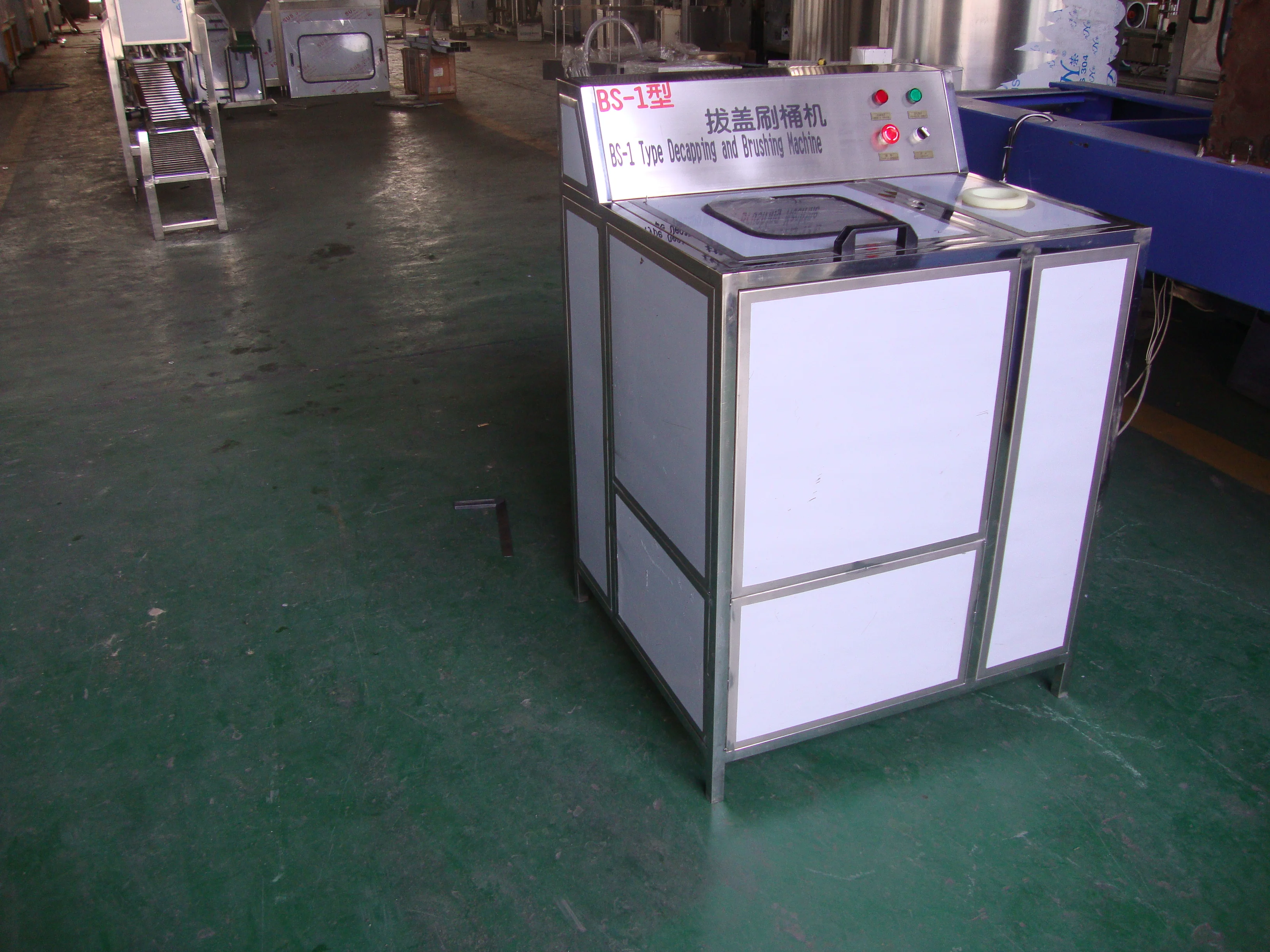 
Customized Uncovering and Barrel Bucket Brushing /3&5 Gallon Cap Remover Decapping and Washer Machine 