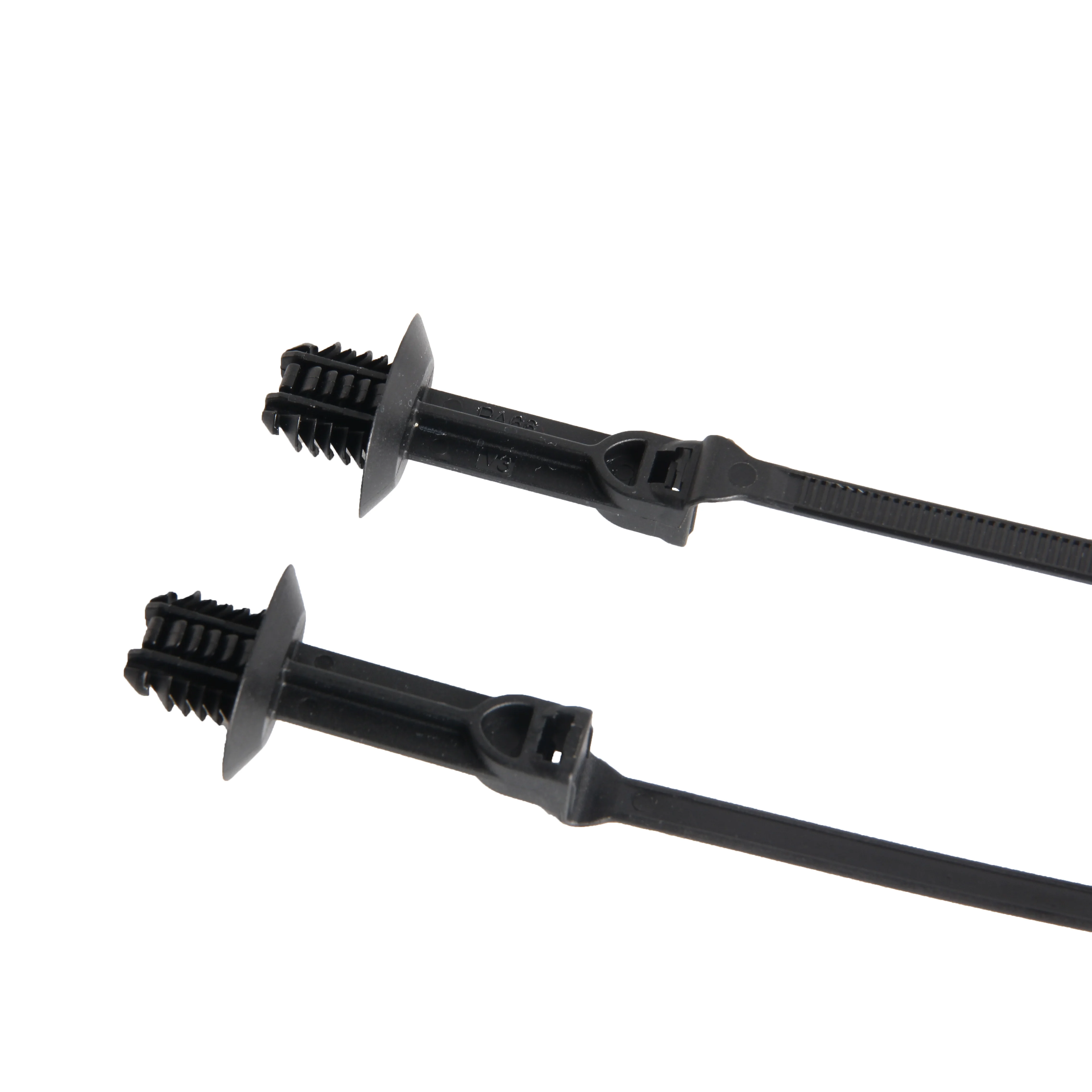 Manufacturer Custom Plastic Car Clips Injection Moulded Auto Cable Harness Wiring Tie Self-Locking Nylon Fasteners