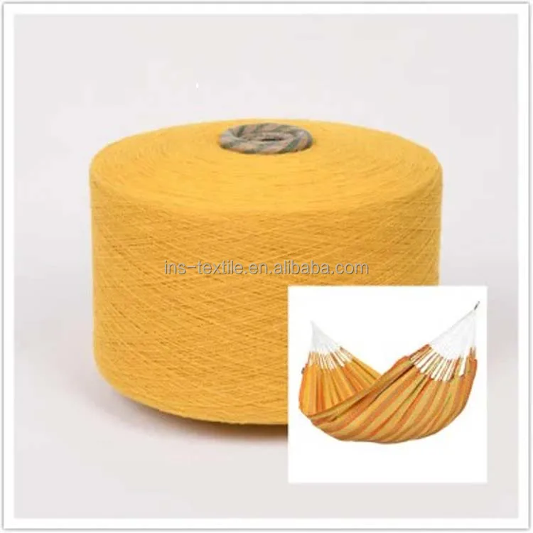 Ne 8s/1 regenerated cotton polyester blended yarn for hammock