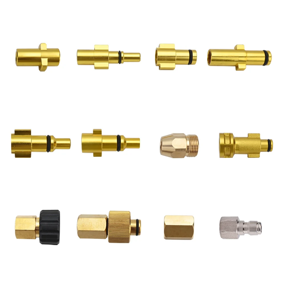 Насадка для мойки под давлением, переходник с байонетным разъемом, 1/4 дюйма, Женская пушка для снежной пены