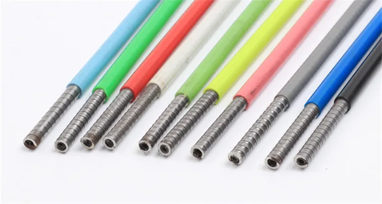 corlour black blue green red 250cc bike speed meter cable pvc outer casings