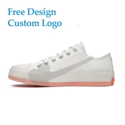 Classic Custom Rubber Sole Vulcanized High Quality Canvas Trendy Shoes Mens High Top Canvas Shoes