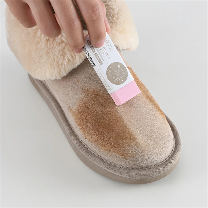 Cleaning Shoe Brush Eraser Suede Sheepskin Matte Leather Fabric Care Leather Cleaner Natural Rubbing Rubber Shoes Cleaner