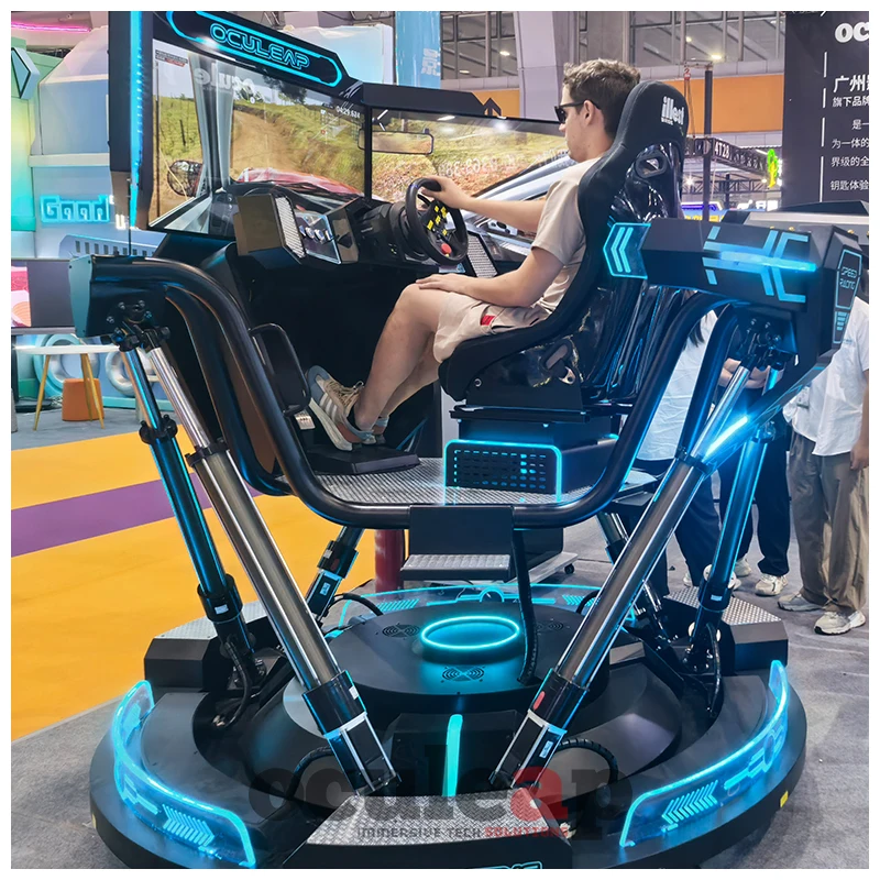 Oculeap VR Racing Simulator VR Amusement Equipment Driving Simulator VR Machine 2025 New Gaming Racing Car Arcade Ride For Sale