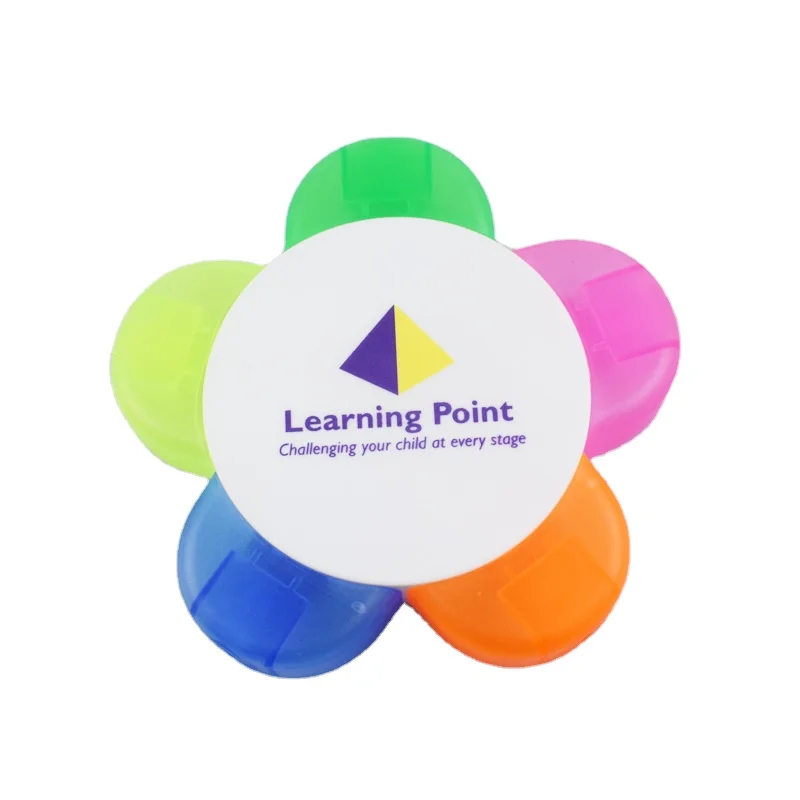 Цветные флуоресцентные ручки с логотипом на заказ, маркеры для выделения, цветные ручки