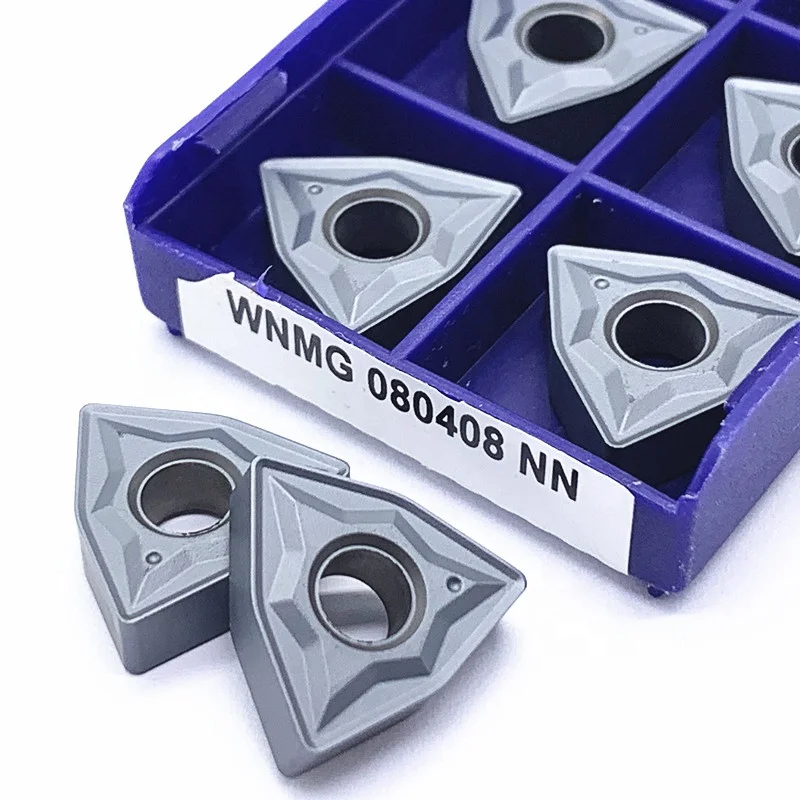 WNMG080408 NN LT10 Carbide Inserts Lathe Cutter Turning Tool CNC Machine Cutting Tools Tungsten Carb WNMG 080408