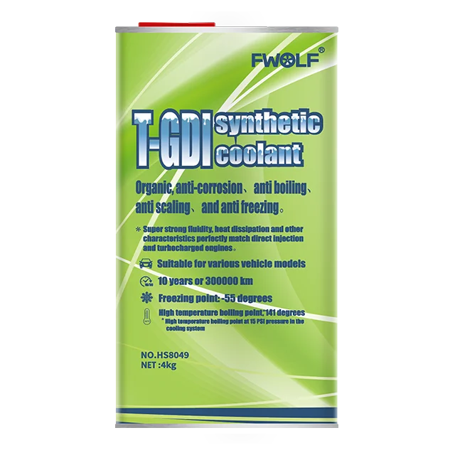 1KG/4KG T-GDI High Efficiency High Grade Synthetic Anti Freeze Radiator Car Coolant Liquid