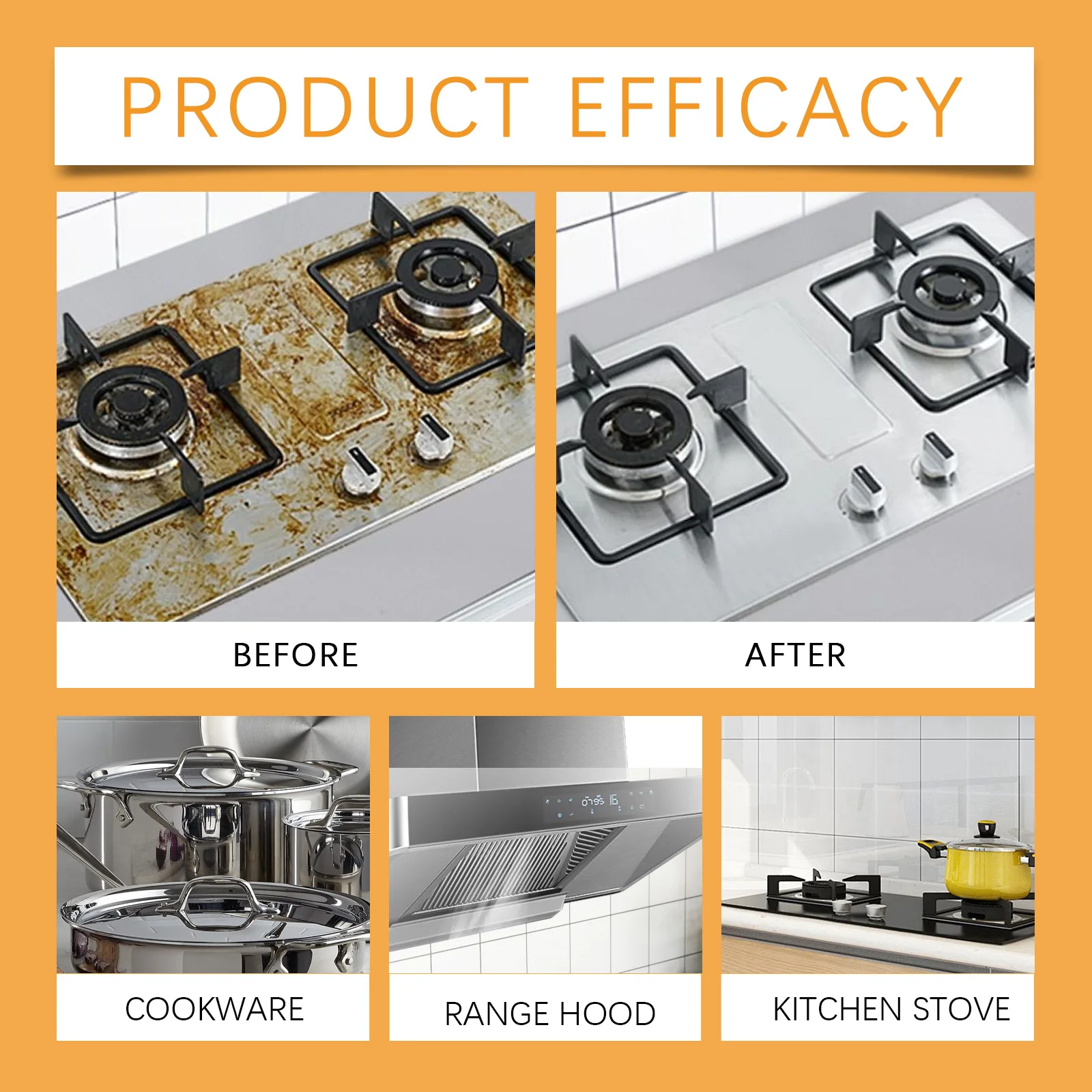 2024 Neutral Customizable LOGO Expert Kitchen Oil Stain Cleaner Drainage Pipe Cleaner Superior in Removing Grease & Stains