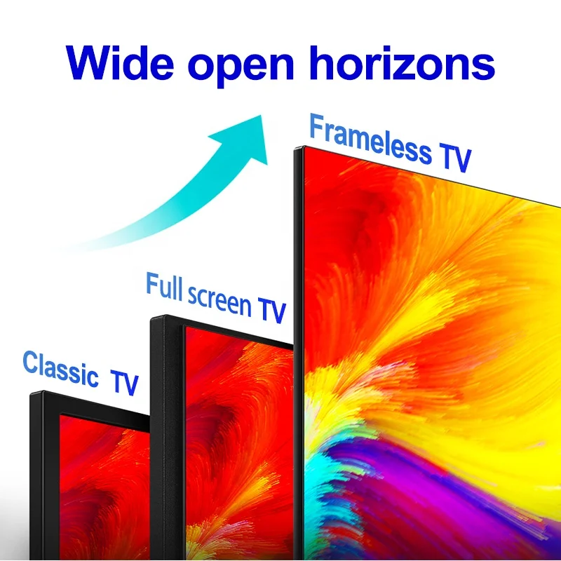 Weier wholesale led tv 32 40 43 50 55 65 inch android televisions 4K smart tv OEM factory