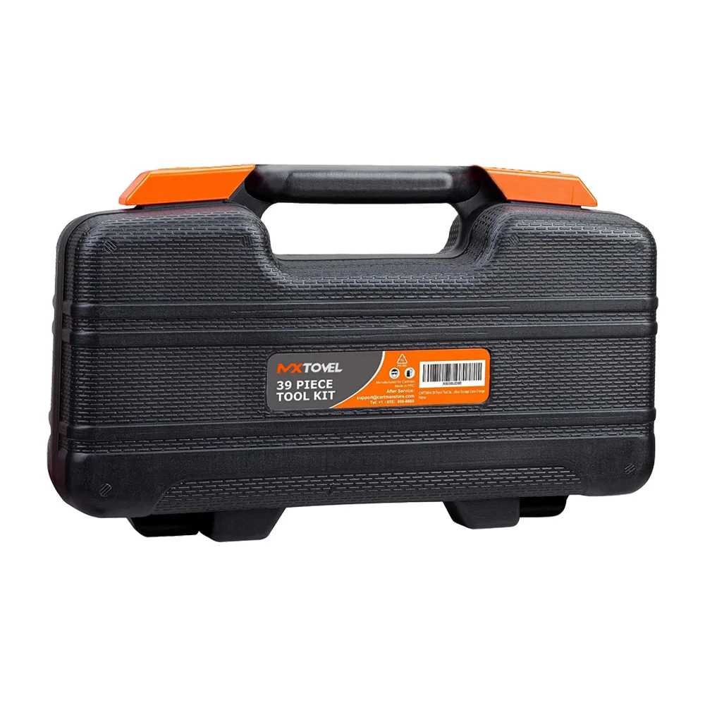 39pcs plastic case packing household hand tool kit diy hand tools box set