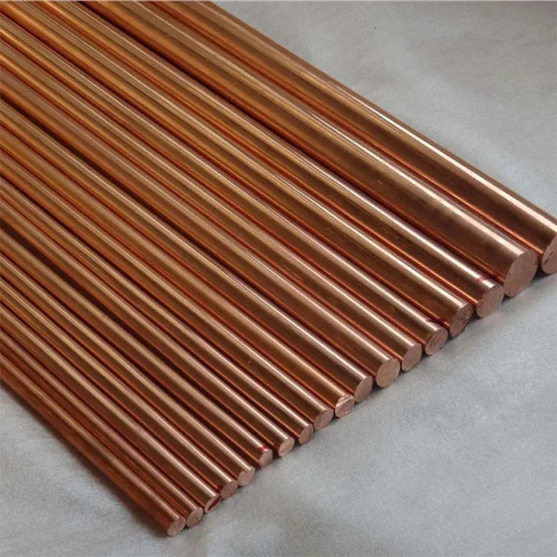 High Quality C14420 C14500 Pure Bronze Metal Pure Brass Rod Red Copper Round Bar