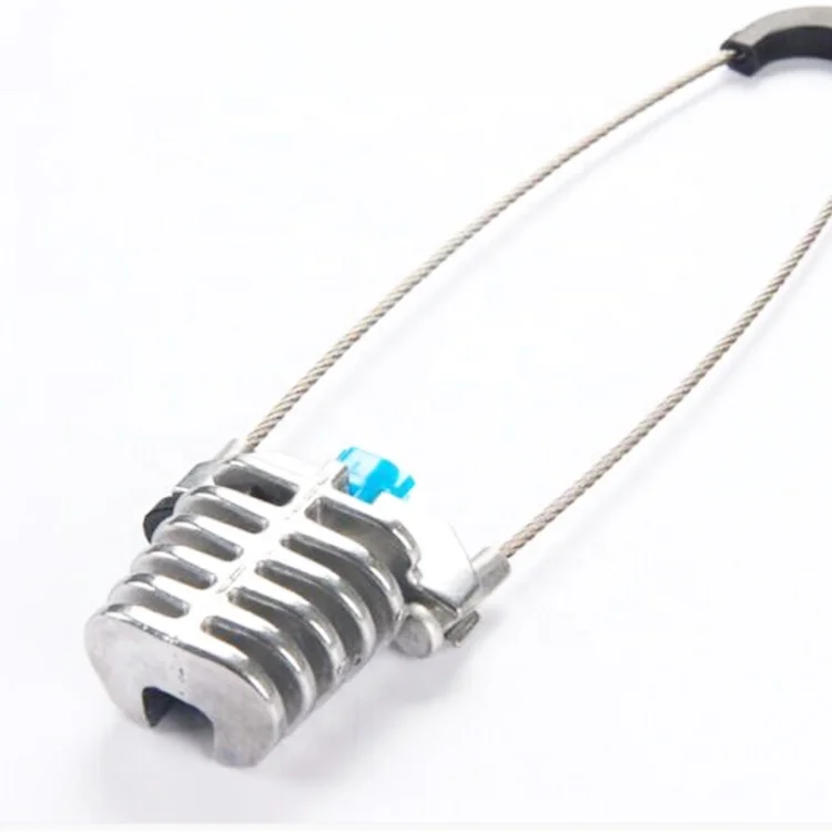 Connector stainless steel cable clamp wedge anchoring line clamp